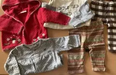 ベビー服セット（カーディガン、Tシャツ、パンツ）
