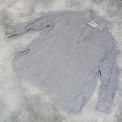 Spick and Span Noble ✨シャツ 【M】 ブルー　白　チェックのサムネイル