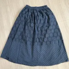 SM2 サマンサモスモス オーバーレース 起毛スカート