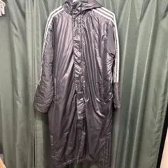 adidas ベンチコート ロングコート Lサイズ