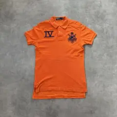 希少 Polo ラルフローレン 半袖 ポロシャツ ビッグエンブレム S