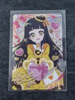 ひみつのアイプリ　第6弾⭐️バレンタインレターイエロー　つむぎ