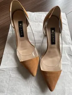 DIANA ブラウン ポインテッドトゥヒール