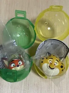 ズートピア　ガチャ　ファッションリング　幼少期ニック・ワイルド　クロウハウザー