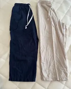 リネン カジュアルパンツ