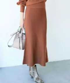 【セットアップ対応】◎マーメイドニットスカート／ビス（VIS）