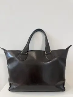 GANZO ガンゾ　トートバッグ　ブライドルレザー　A4収納 ブラウン　牛革