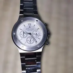 ADAGOLD クロノグラフ 腕時計 シルバー