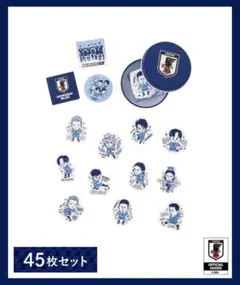 3coins（スリーコインズ）缶入りステッカーサッカー日本代表ver.のサムネイル