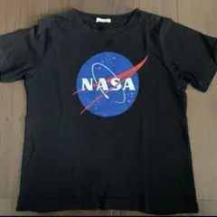 NASAロゴ 黒 Tシャツ 100cm~