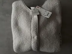 新品:【UNIQLO】【ユニクロ】ボアフリース カーディガン ホワイト M