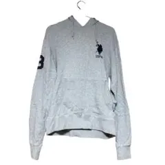 U.S. POLO ASSN. パーカー グレー S