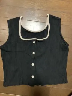 レディース　タンクトップ　M 黒　しまむらのサムネイル