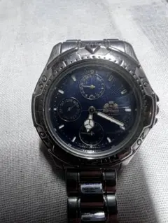 m679 orient オリエント クォーツ腕時計 クロノグラフ 動作未確認 