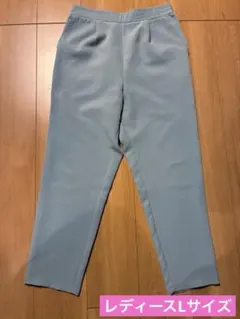 DRESKIPレディース　Lサイズ　クロップドパンツ　ボトムス　ライトブルーのサムネイル