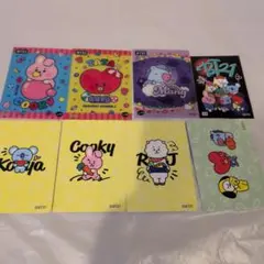 BT21 キャラクター ポストカード 7枚セット