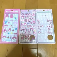 マイメロディ ボンボンドロップシール 3枚セット　全て正規品