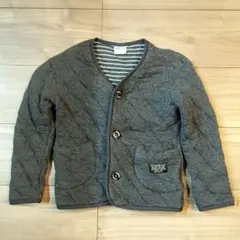 BREEZE　ブリーズ　キルティング　カーディガン　グレー　120