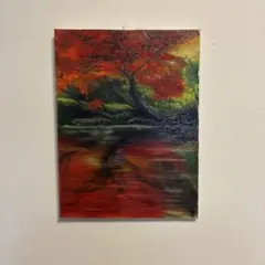 門前の花」 手描き 油絵 風景画 原画 肉筆 油彩画 印象派 - メルカリ