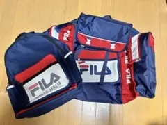 FILA リュックサック　ネイビー／レッド　林間学校　修学旅行のサムネイル