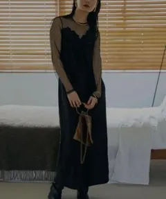 【Ameri VINTAGE】UND RENEE CUTWORK DRESSのサムネイル