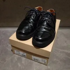 A.P.C. プレーン サービス シューズ ポストマン 黒　24cmのサムネイル
