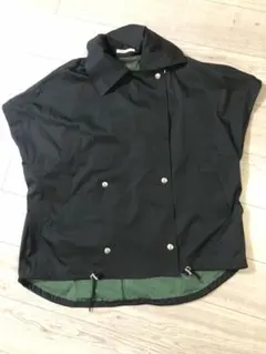 crie conforto ブラック ベスト ジャンパー