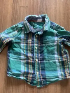 baby GAP 18-24ヶ月 チェック柄長袖シャツ 90
