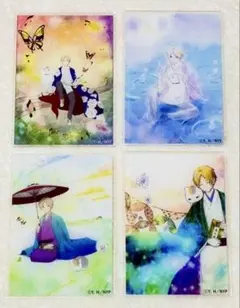夏目友人帳〜音劇の章 夏霞〜◇アクリルカードコレクション 全4種コンプセット