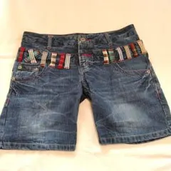 レディース デニムショート・ハーフパンツ Мサイズ