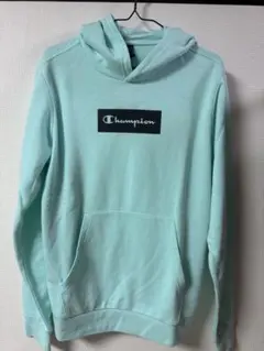 Champion ティファニーブルー フード付きパーカー 2XL