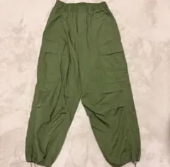 GU カーゴパンツ S オリーブ　グリーン