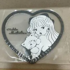 mikko illustrations クリアラバー コースター
