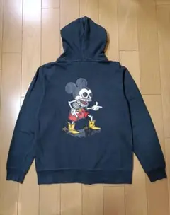 ミッキーマウス グラフィック ジップアップパーカー