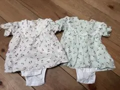 petit main さくらんぼ ロンパース2着セット70cm
