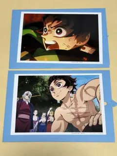 鬼滅の刃　柱稽古編OPブロマイドくじ【竈門炭治郎・宇髄天元】