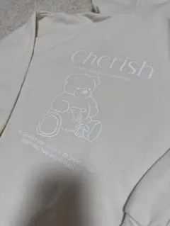 ¨*̮様 OLIVE des OLIVE クマ パーカー アイボリー ゆったりのサムネイル