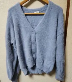 earth music&ecology ライトブルーカーディガン