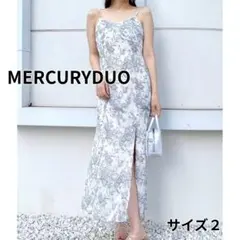 美品✨ マーキュリーデュオ キャミワンピース 花柄 キャミワンピース デート