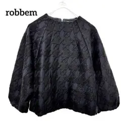 robbem プルオーバー ブラウス ブラック