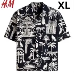 新品 H&M アロハシャツ リゾートシャツ XLサイズのサムネイル