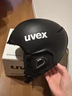 uvex マットブラック ヘルメット - メルカリ