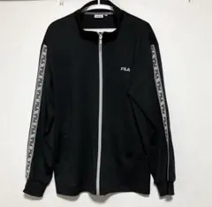 FILA フィラ　長袖ジャージ ブラック LL