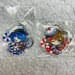 雪ミクスカイタウン アクリルキーホルダー KAITO MEIKO 2個セット