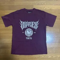 SUPPLIER Tシャツ ボルドー Mサイズ