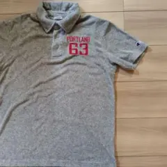 Champion PORTLAND 63 グレー ポロシャツ M
