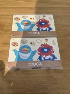 万博会場限定ICOCA イコちゃんミャクミャク2枚