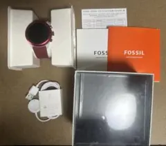 FOSSIL スマートウォッチ　レッド