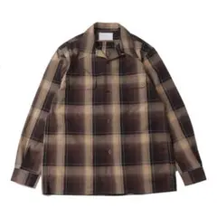 SUGARHILL 24AW OMBRE PLAID オープンカラー シャツ B