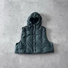 00s vintage ダウン90% 00s 短丈 ダウンベスy2k ストリート